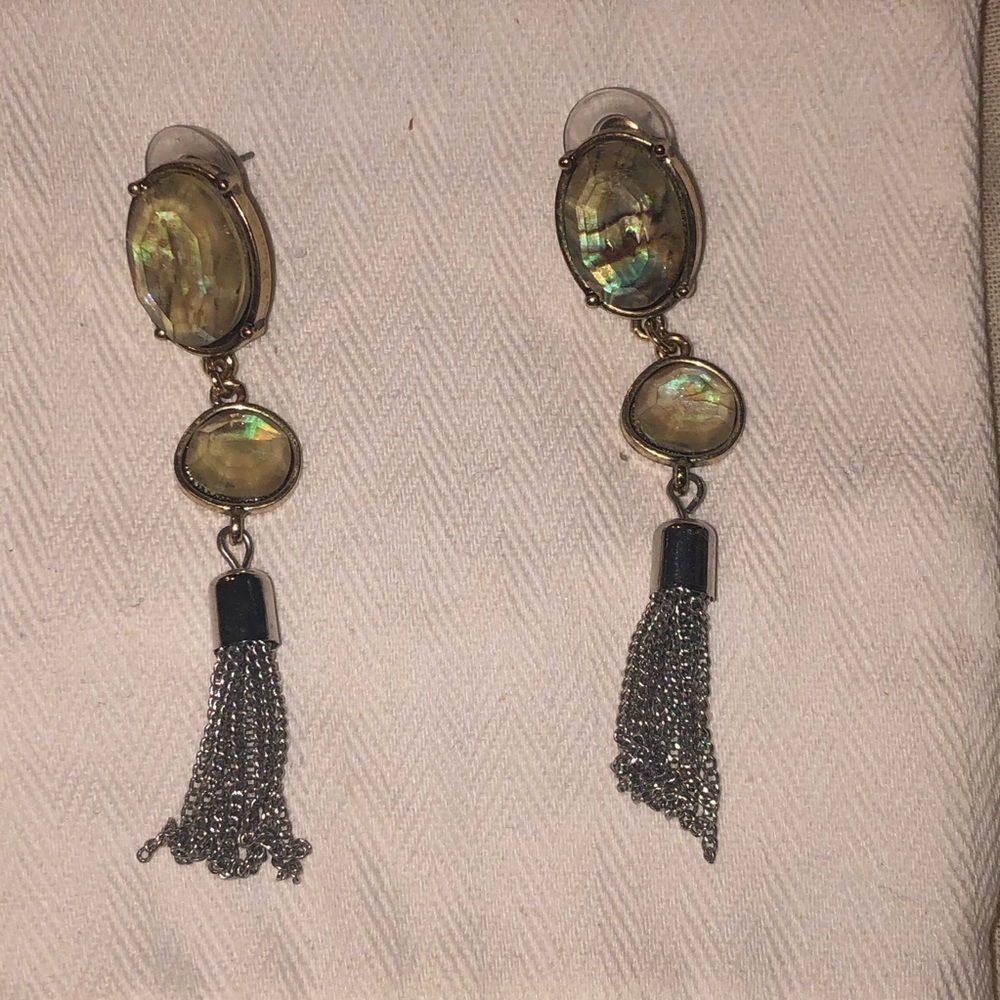 3🌻for$10 Charming Charlie’s Stone Tassel Earrings